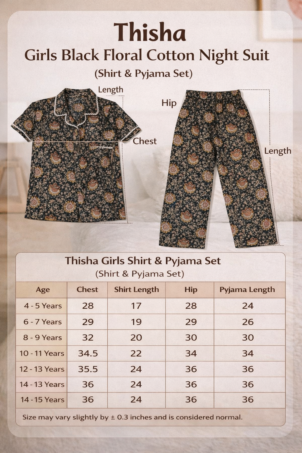 Girls Pyjama set