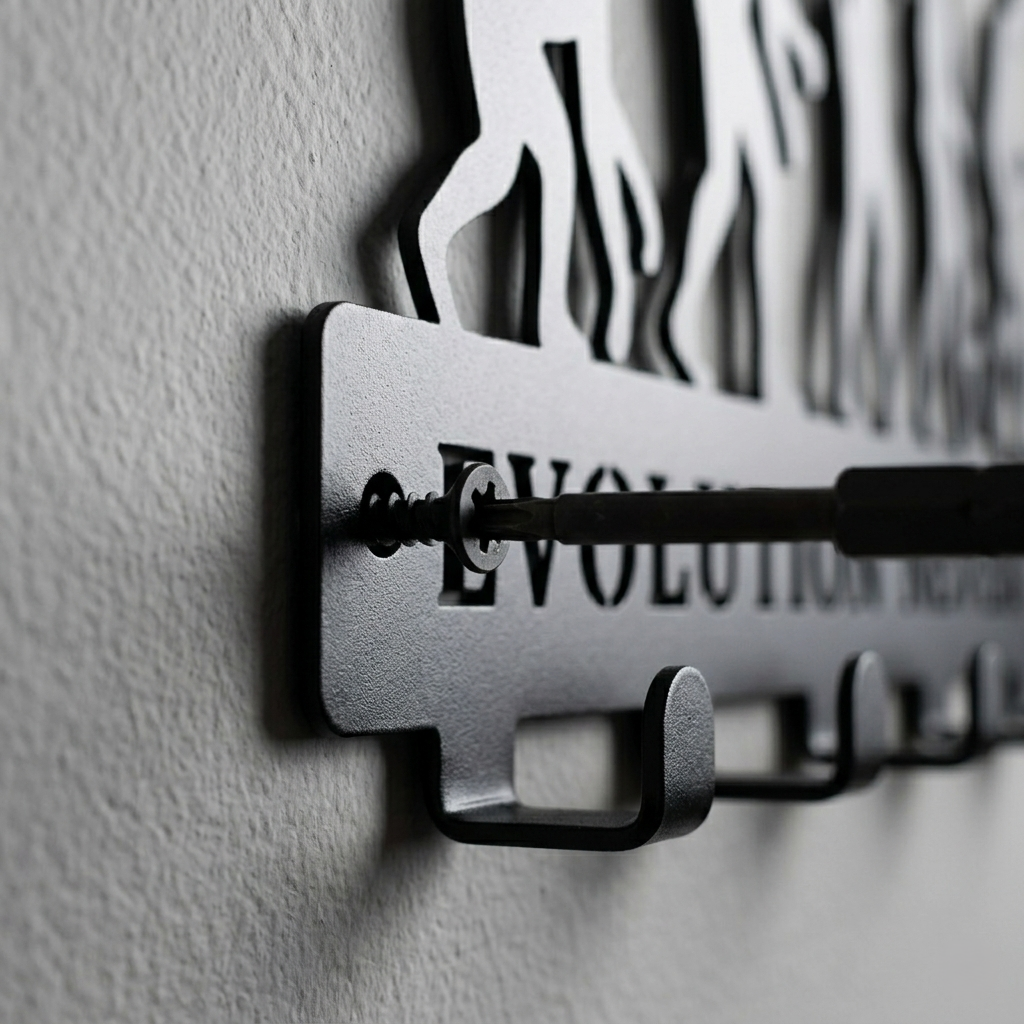 Evolution Never Stops | 7 Hooks Wall Mounted Key Hanger for Wall
