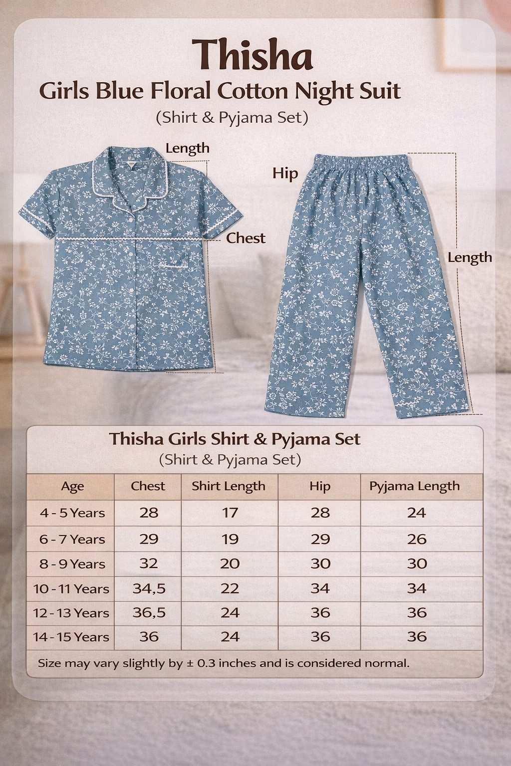 Girls Pyjama set